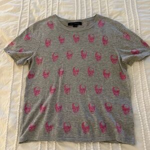 Skull Cashmere T-Shirt